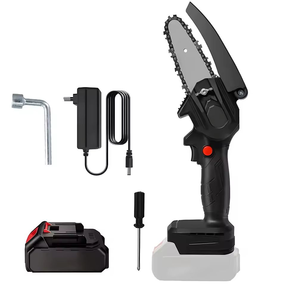 Motosega con 2 Batterie 21V Professionale