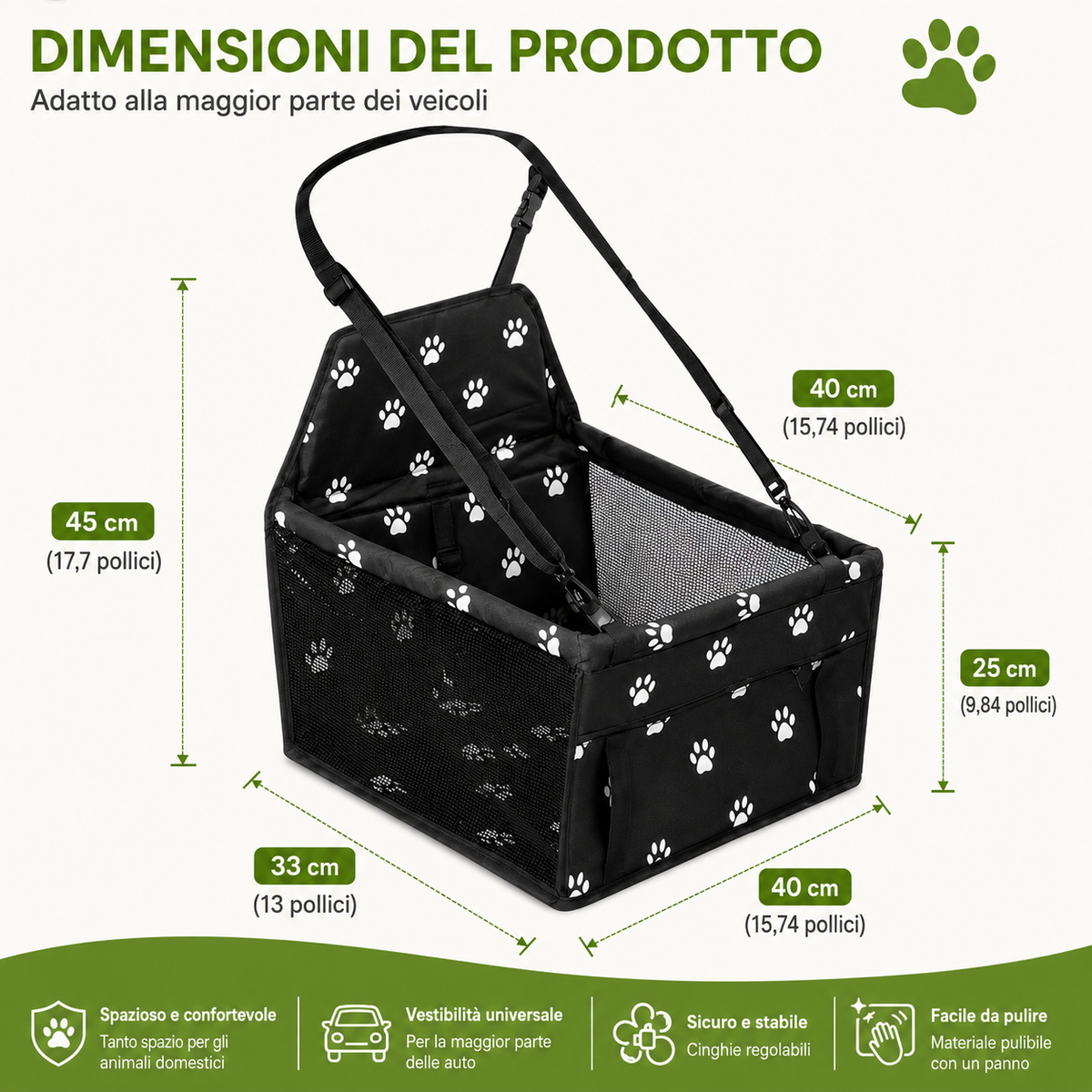 Seggiolino per cani
